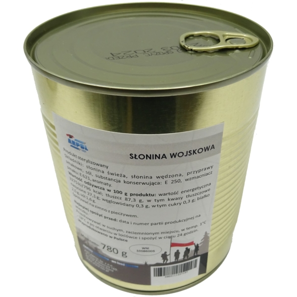 Konserwa WP Słonina wojskowa 770g
